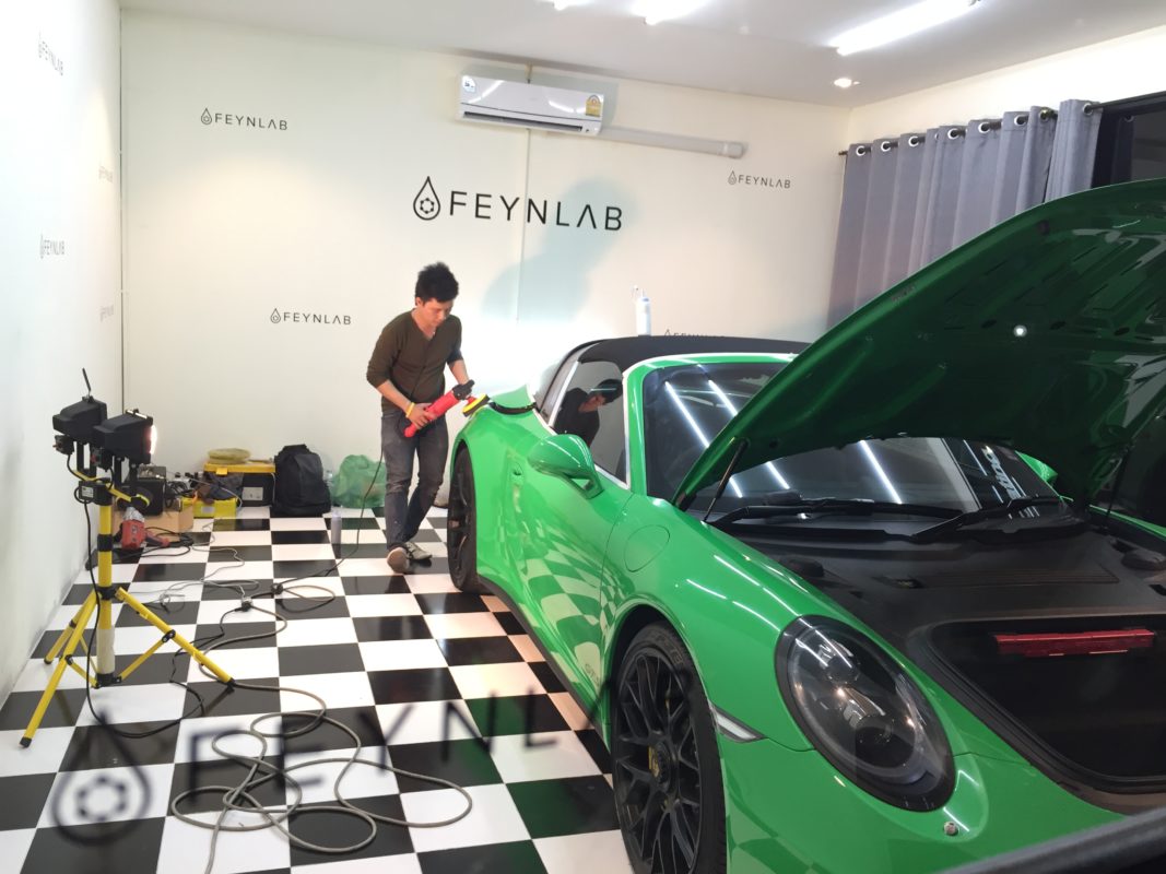 Green Porsche Garage | Feynlab https://dist.feynlab.com/